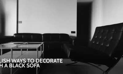 Stylish Ways to Decorate with a Black Sofa